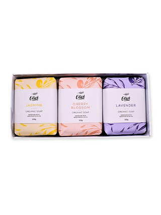 Olivé Bar Soap 125g x 3 - Jasmine, Lavender,  Cherry Blossom