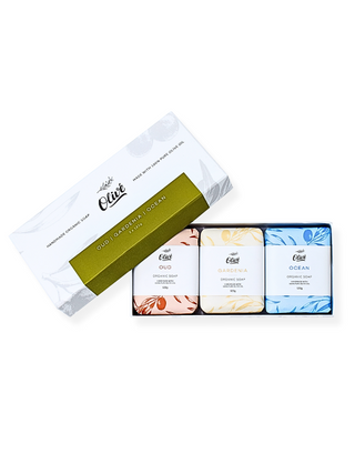 Olivé Bar Soap 125g x 3 - Gardenia, Oud, Ocean