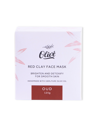 Olivé Red Clay Facial Mask 125g  - Oud