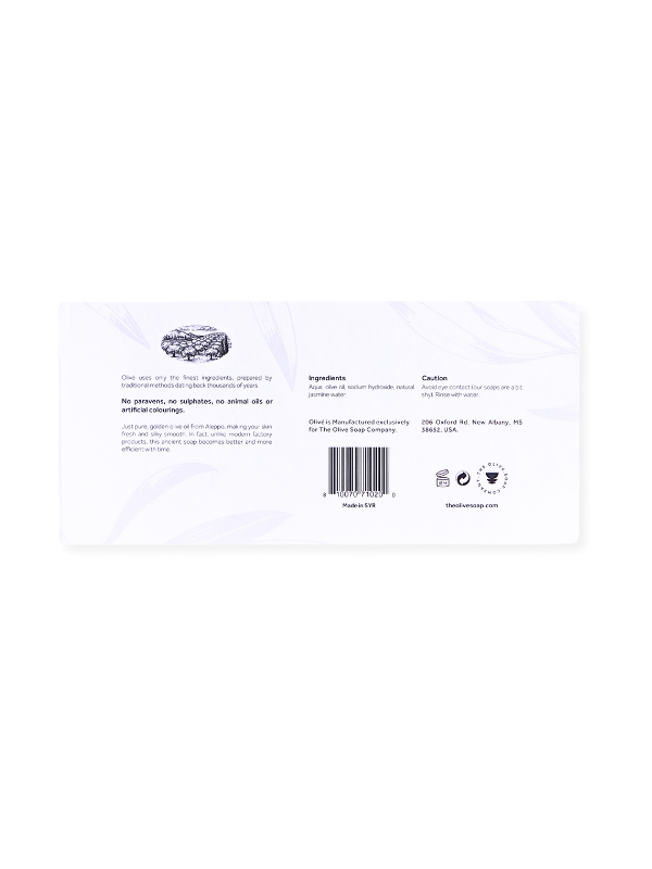 Olivé Bar Soap 125g x 3 - Jasmine