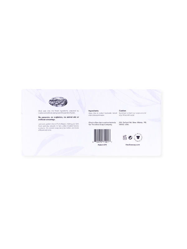 Olivé Bar Soap 125g x 3 -  Cherry Blossom