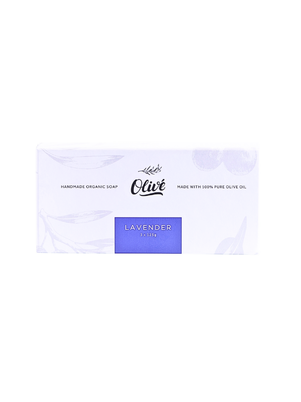 Olivé Bar Soap 125g x 3 - Lavender