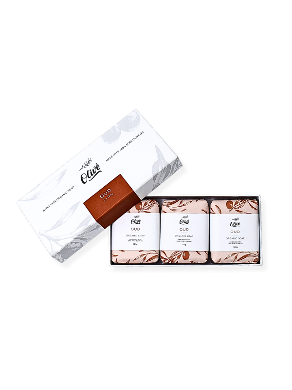 Olivé Bar Soap 125g x 3 - Oud