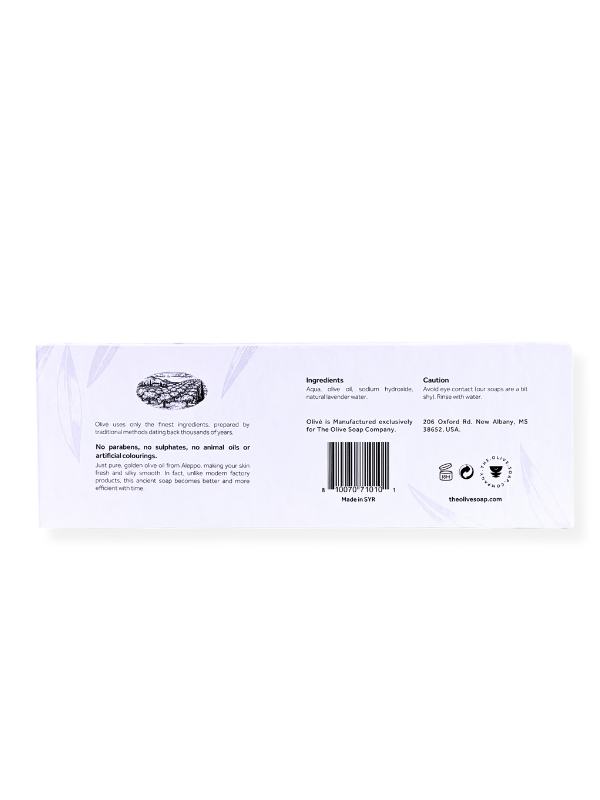 Olivé Bar Soap 20g x 4 - Lavender