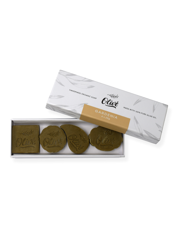 Olivé Bar Soap 20g x 4 - Gardenia