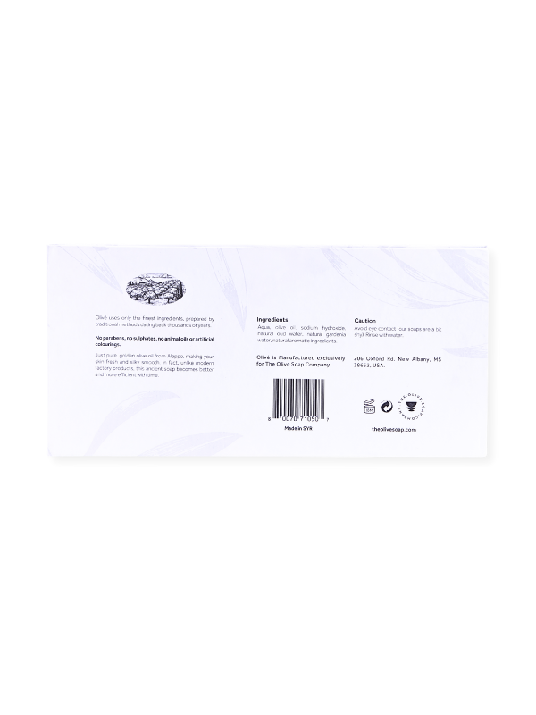 Olivé Bar Soap 125g x 3 - Gardenia, Oud, Ocean
